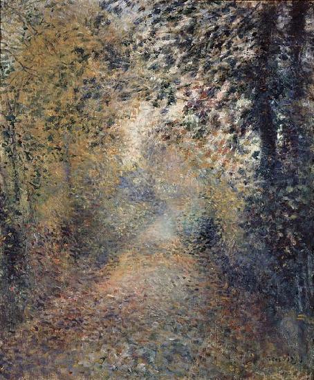 Pierre Auguste Renoir In the Woods Norge oil painting art